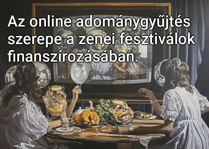 Az online adománygyűjtés szerepe a zenei fesztiválok finanszírozásában.