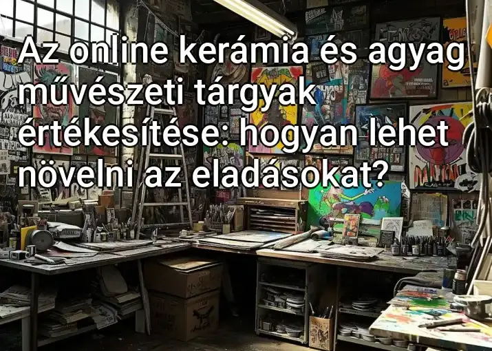 Az online kerámia és agyag művészeti tárgyak értékesítése: hogyan lehet növelni az eladásokat?