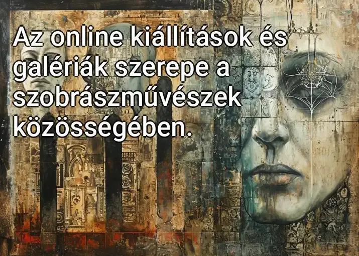 Az online kiállítások és galériák szerepe a szobrászművészek közösségében.