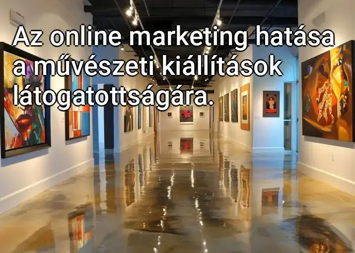 Az online marketing hatása a művészeti kiállítások látogatottságára.