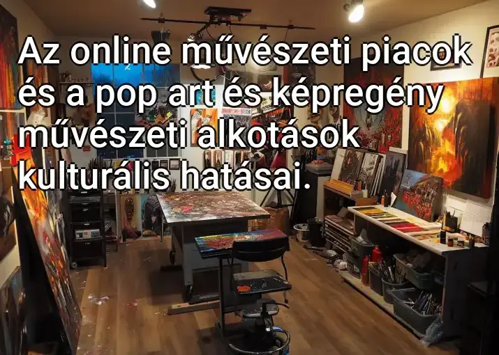 Az online művészeti piacok és a pop art és képregény művészeti alkotások kulturális hatásai.