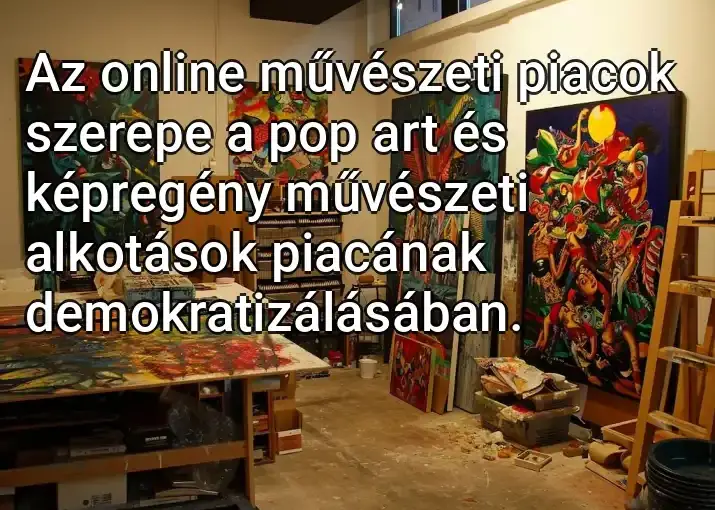 Az online művészeti piacok szerepe a pop art és képregény művészeti alkotások piacának demokratizálásában.