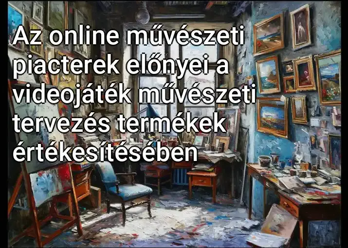 Az online művészeti piacterek előnyei a videojáték művészeti tervezés termékek értékesítésében