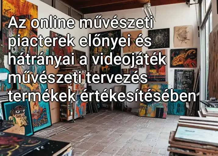 Az online művészeti piacterek előnyei és hátrányai a videojáték művészeti tervezés termékek értékesítésében