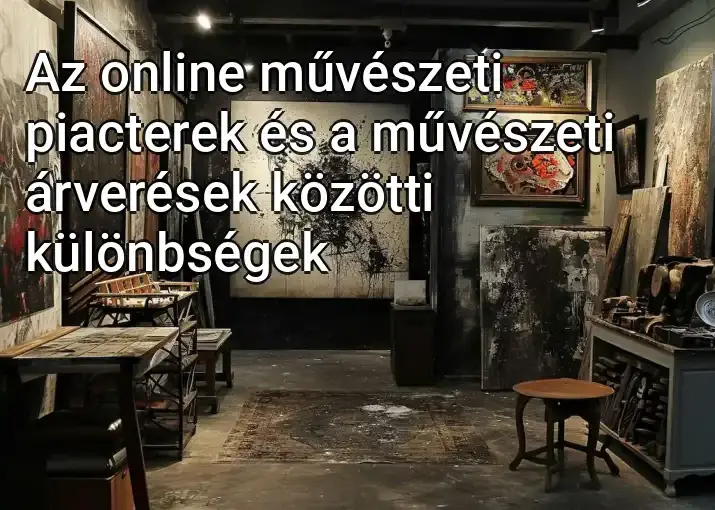 Az online művészeti piacterek és a művészeti árverések közötti különbségek