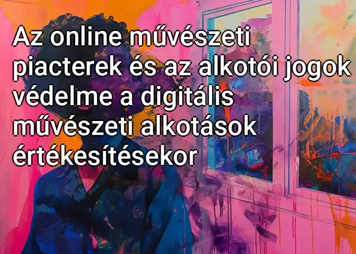 Az online művészeti piacterek és az alkotói jogok védelme a digitális művészeti alkotások értékesítésekor