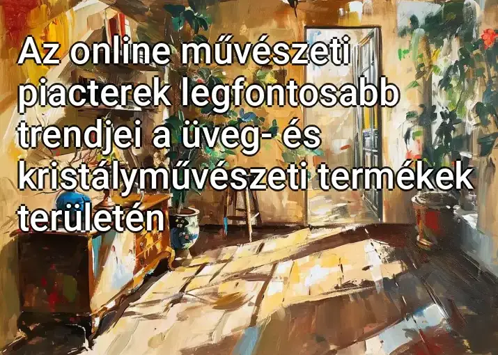 Az online művészeti piacterek legfontosabb trendjei a üveg- és kristályművészeti termékek területén