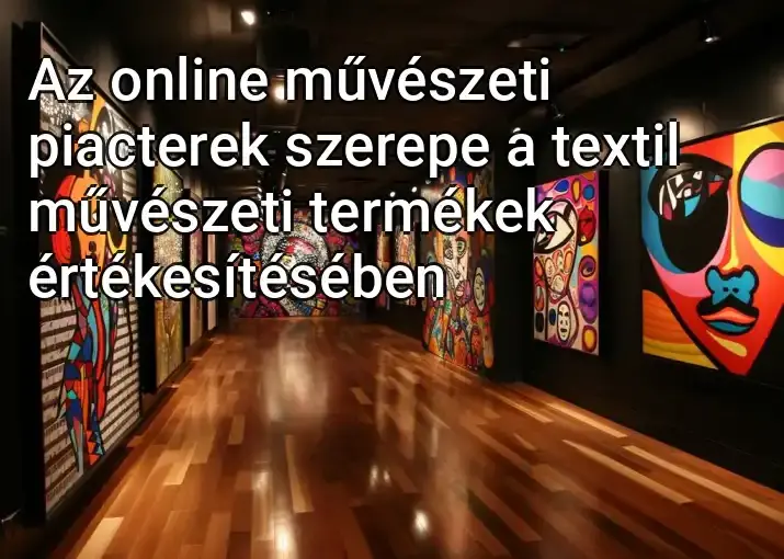 Az online művészeti piacterek szerepe a textil művészeti termékek értékesítésében