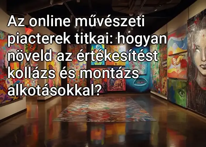 Az online művészeti piacterek titkai: hogyan növeld az értékesítést kollázs és montázs alkotásokkal?