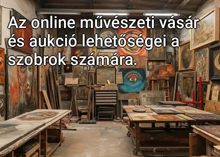 Az online művészeti vásár és aukció lehetőségei a szobrok számára.