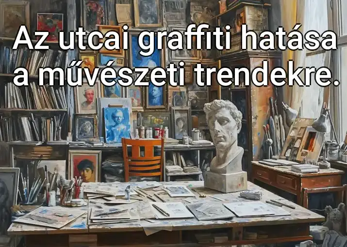 Az utcai graffiti hatása a művészeti trendekre.