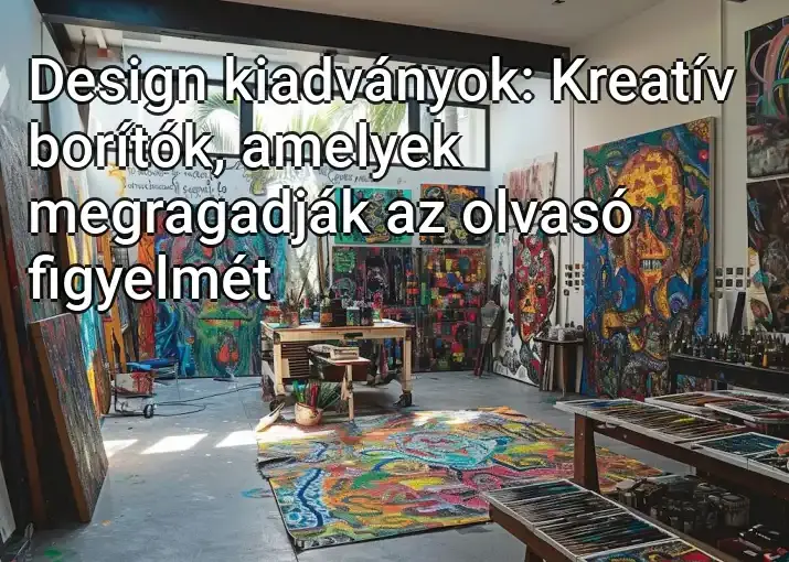 Design kiadványok: Kreatív borítók, amelyek megragadják az olvasó figyelmét