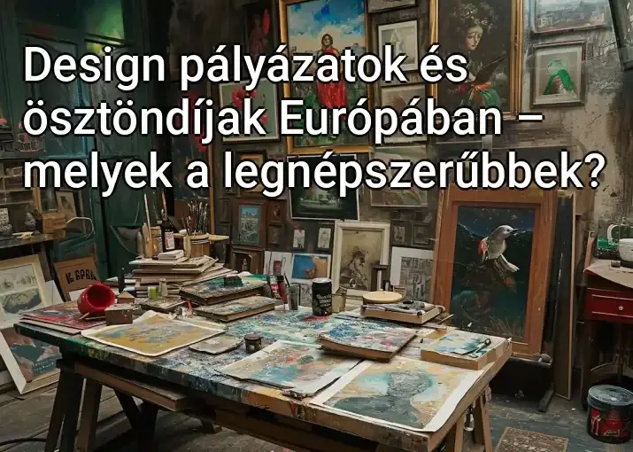 Design pályázatok és ösztöndíjak Európában – melyek a legnépszerűbbek?