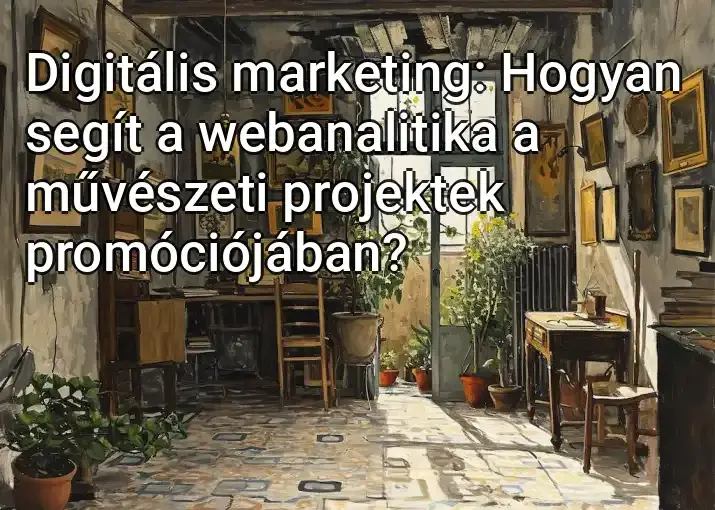 Digitális marketing: Hogyan segít a webanalitika a művészeti projektek promóciójában?