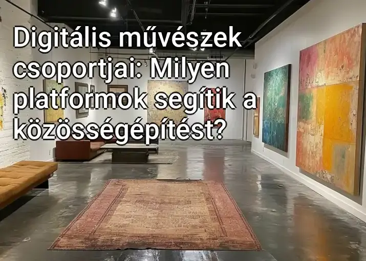 Digitális művészek csoportjai: Milyen platformok segítik a közösségépítést?