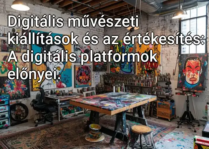 Digitális művészeti kiállítások és az értékesítés: A digitális platformok előnyei.