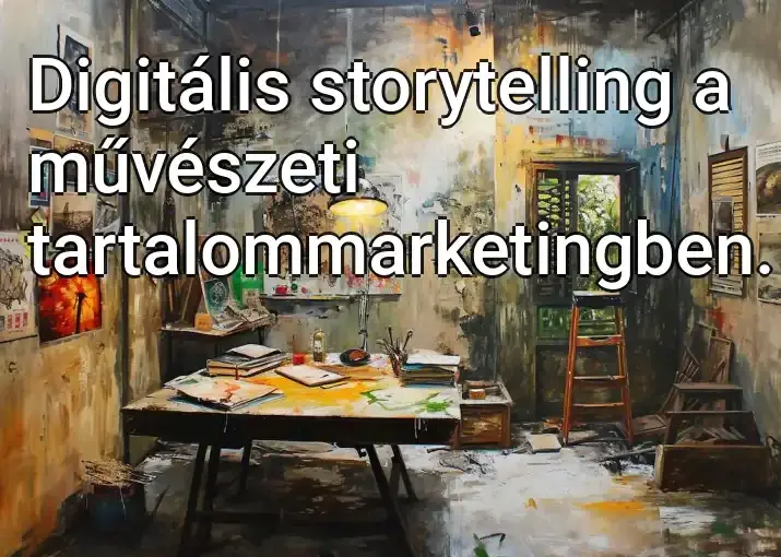 Digitális storytelling a művészeti tartalommarketingben.