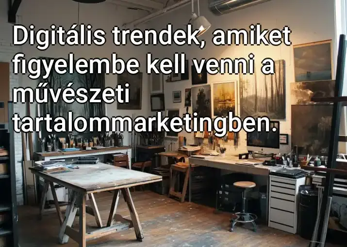 Digitális trendek, amiket figyelembe kell venni a művészeti tartalommarketingben.