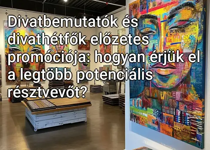 Divatbemutatók és divathétfők előzetes promóciója: hogyan érjük el a legtöbb potenciális résztvevőt?