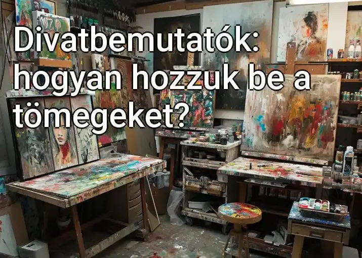 Divatbemutatók: hogyan hozzuk be a tömegeket?