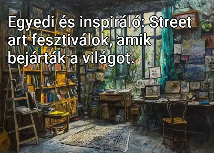 Egyedi és inspiráló: Street art fesztiválok, amik bejárták a világot.