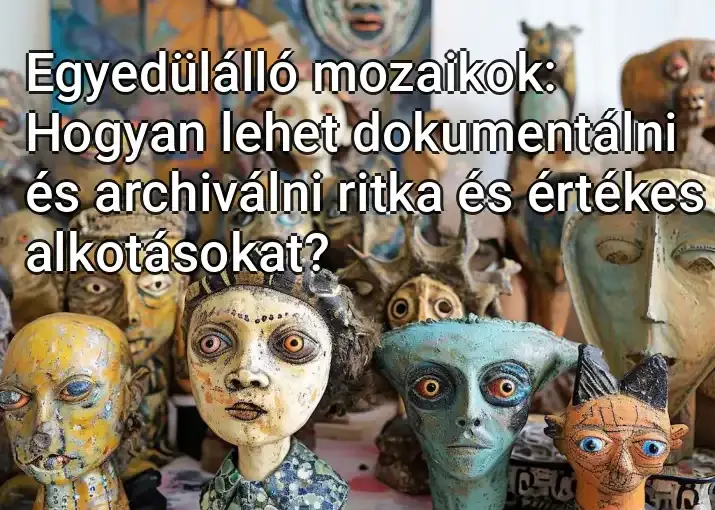 Egyedülálló mozaikok: Hogyan lehet dokumentálni és archiválni ritka és értékes alkotásokat?