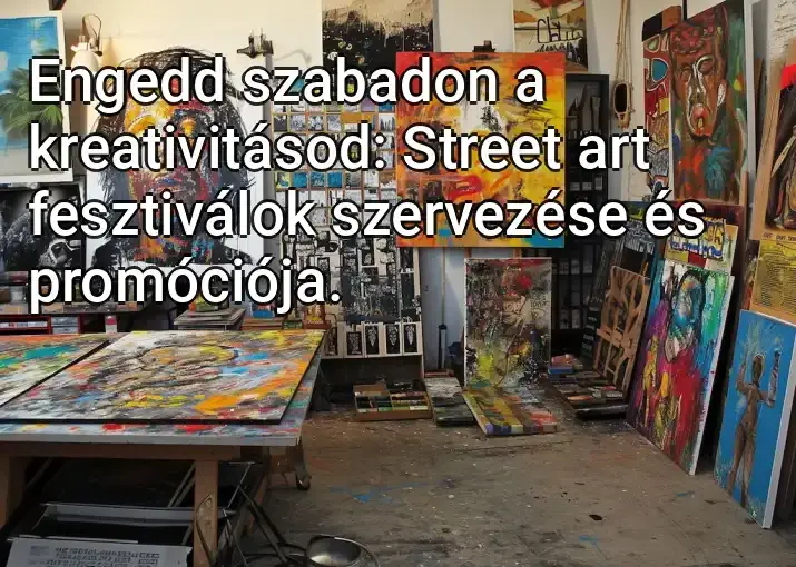 Engedd szabadon a kreativitásod: Street art fesztiválok szervezése és promóciója.