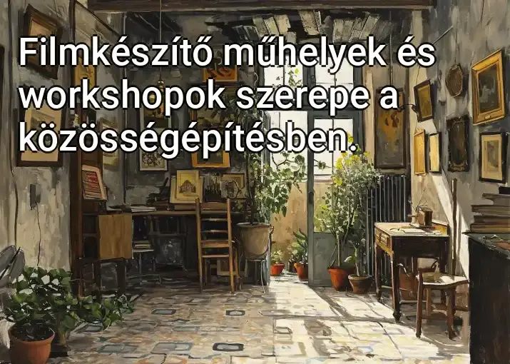 Filmkészítő műhelyek és workshopok szerepe a közösségépítésben.