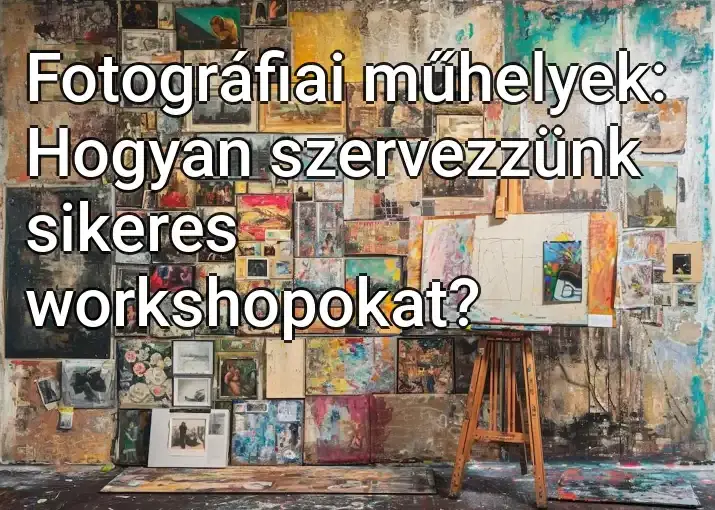 Fotográfiai műhelyek: Hogyan szervezzünk sikeres workshopokat?