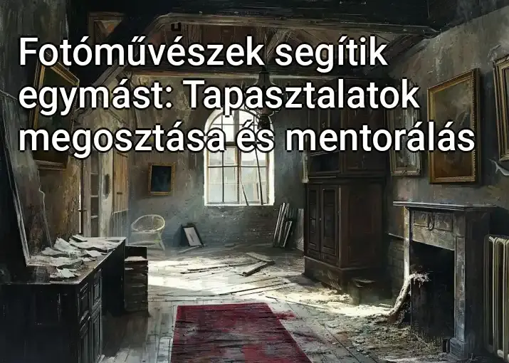 Fotóművészek segítik egymást: Tapasztalatok megosztása és mentorálás