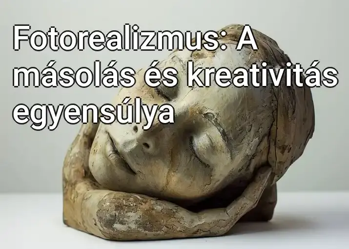 Fotorealizmus: A másolás és kreativitás egyensúlya