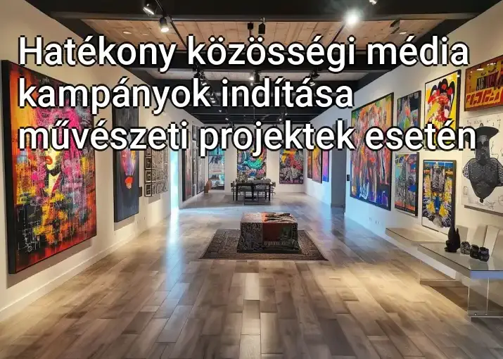 Hatékony közösségi média kampányok indítása művészeti projektek esetén