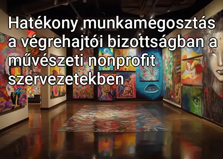 Hatékony munkamegosztás a végrehajtói bizottságban a művészeti nonprofit szervezetekben