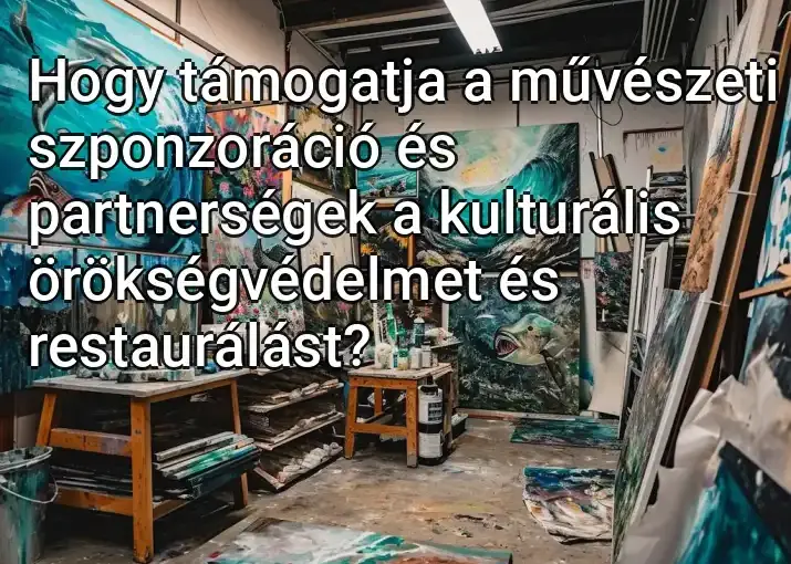 Hogy támogatja a művészeti szponzoráció és partnerségek a kulturális örökségvédelmet és restaurálást?