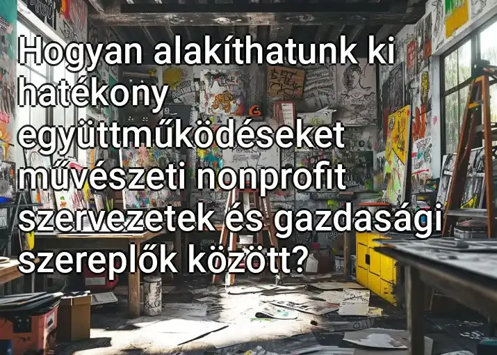 Hogyan alakíthatunk ki hatékony együttműködéseket művészeti nonprofit szervezetek és gazdasági szereplők között?