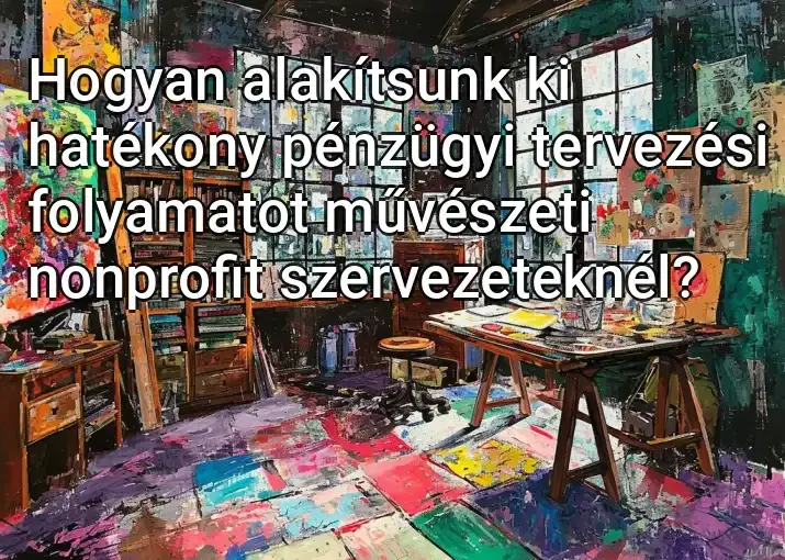 Hogyan alakítsunk ki hatékony pénzügyi tervezési folyamatot művészeti nonprofit szervezeteknél?