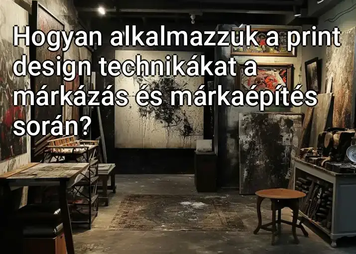 Hogyan alkalmazzuk a print design technikákat a márkázás és márkaépítés során?