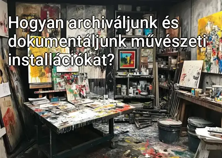 Hogyan archiváljunk és dokumentáljunk művészeti installációkat?