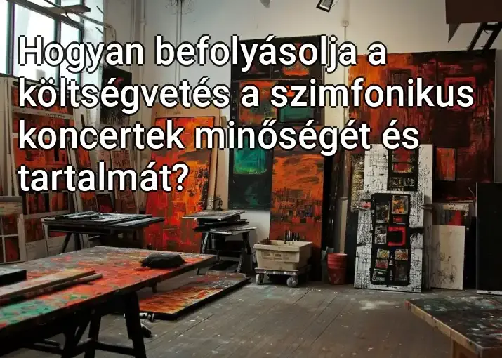 Hogyan befolyásolja a költségvetés a szimfonikus koncertek minőségét és tartalmát?