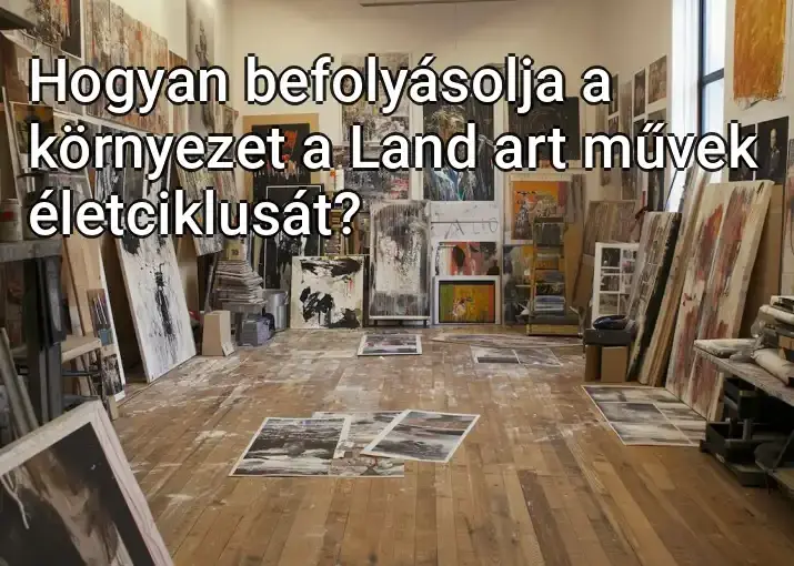 Hogyan befolyásolja a környezet a Land art művek életciklusát?