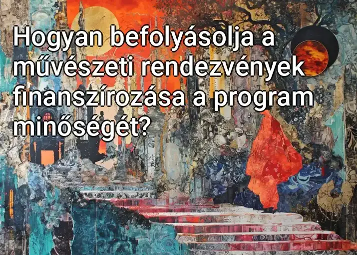 Hogyan befolyásolja a művészeti rendezvények finanszírozása a program minőségét?