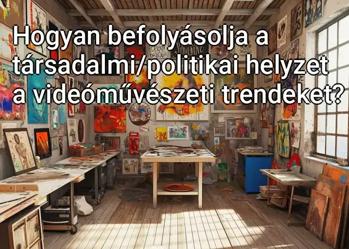 Hogyan befolyásolja a társadalmi/politikai helyzet a videóművészeti trendeket?