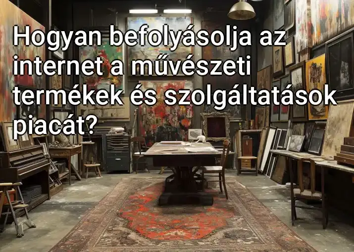 Hogyan befolyásolja az internet a művészeti termékek és szolgáltatások piacát?