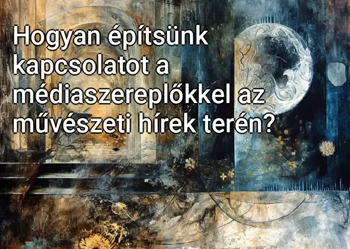 Hogyan építsünk kapcsolatot a médiaszereplőkkel az művészeti hírek terén?