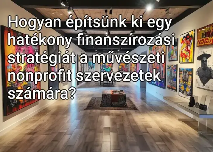 Hogyan építsünk ki egy hatékony finanszírozási stratégiát a művészeti nonprofit szervezetek számára?