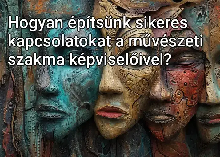 Hogyan építsünk sikeres kapcsolatokat a művészeti szakma képviselőivel?