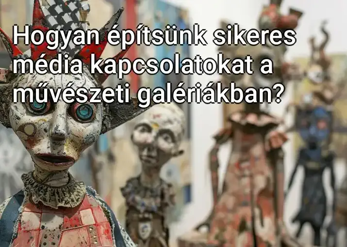 Hogyan építsünk sikeres média kapcsolatokat a művészeti galériákban?