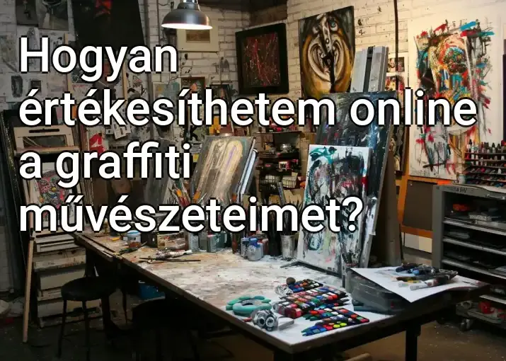 Hogyan értékesíthetem online a graffiti művészeteimet?