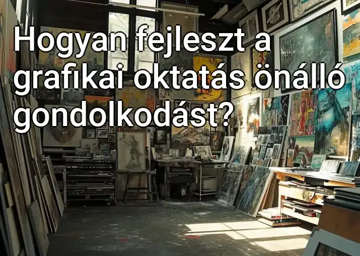 Hogyan fejleszt a grafikai oktatás önálló gondolkodást?