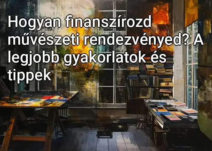 Hogyan finanszírozd művészeti rendezvényed? A legjobb gyakorlatok és tippek